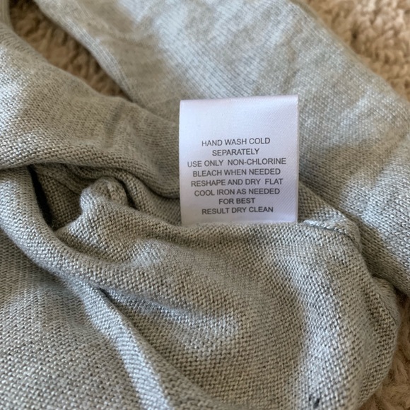 Varsity-style Gray Sweater - Picture 5 of 5